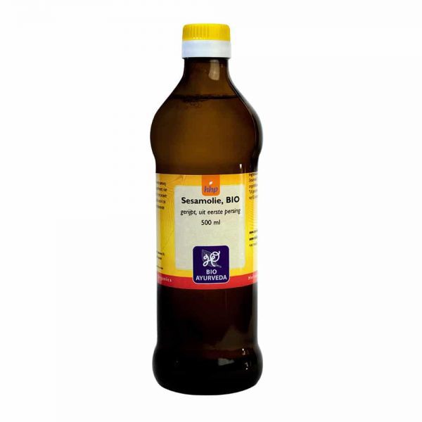 Sesamolie, biologisch - 500 ml.
