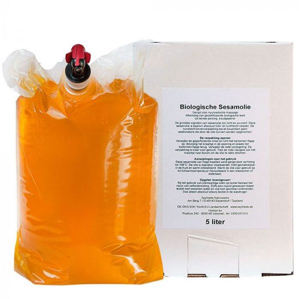 Sesamolie, biologisch - 5 liter